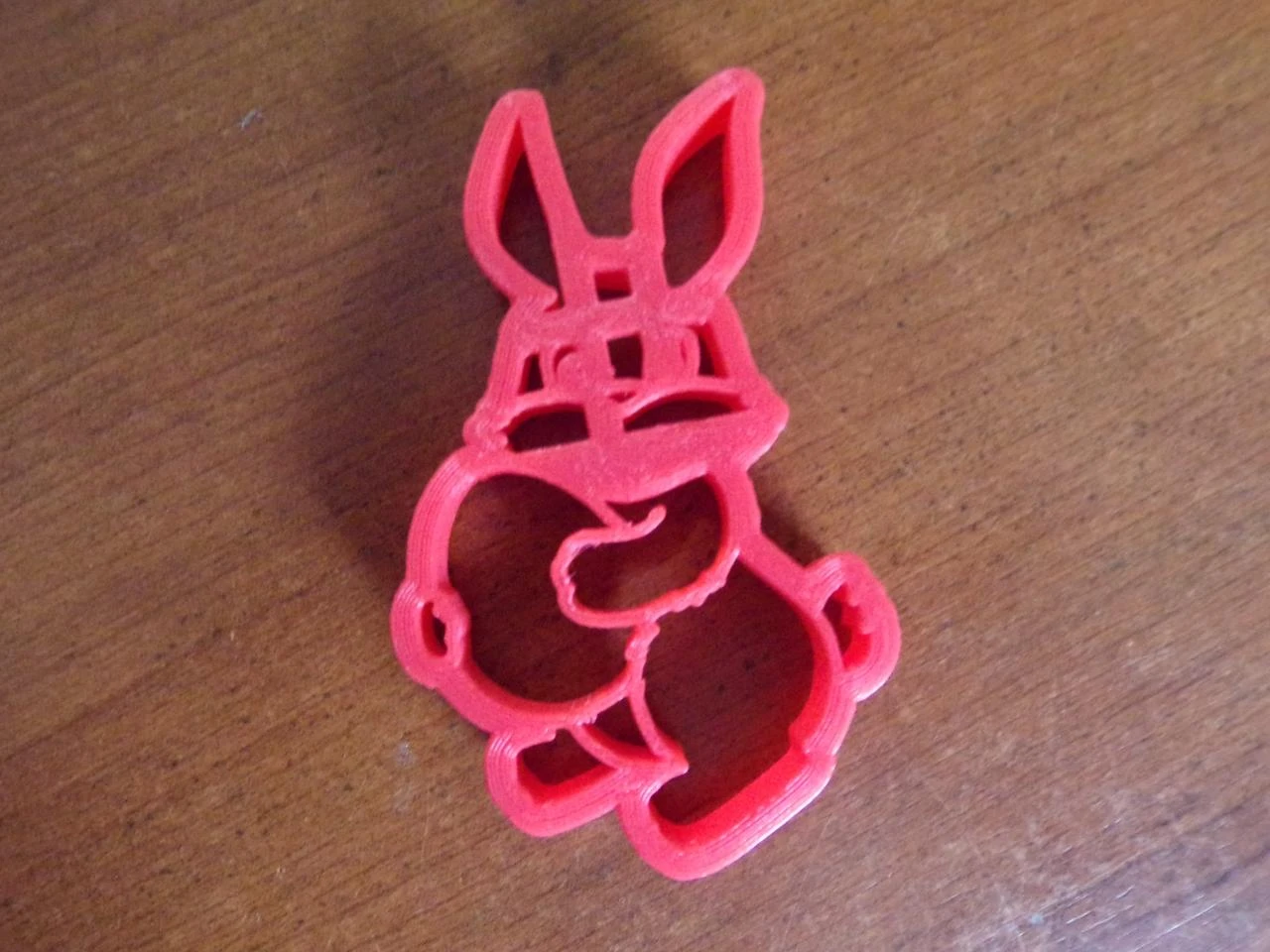 3D printed Easter bunny cookie cutter approximately 8 x 4.9 x 1 cm – photo 2